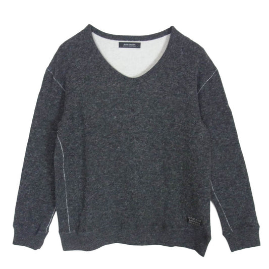 RUDE GALLERY ルードギャラリー 13AW Vネック コットンフリース スウェット トレーナー ダークグレー系 3【中古】
