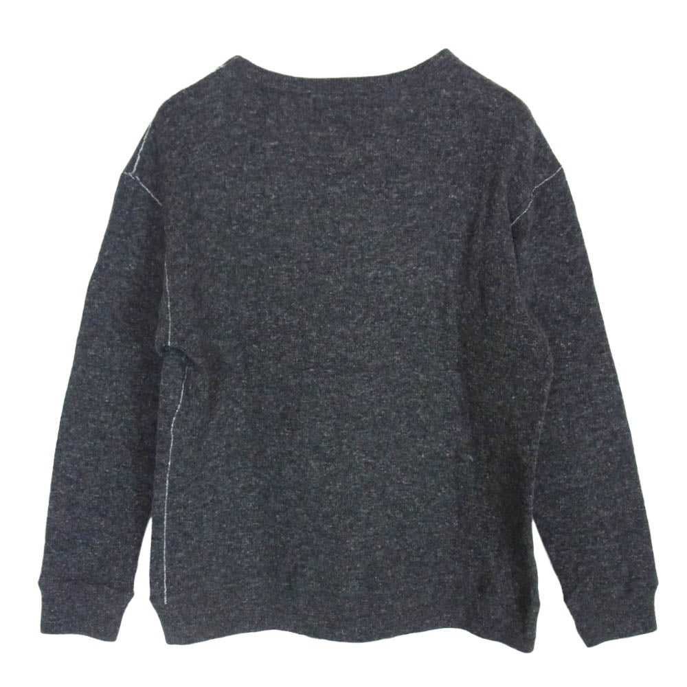 RUDE GALLERY ルードギャラリー 13AW Vネック コットンフリース スウェット トレーナー ダークグレー系 3【中古】