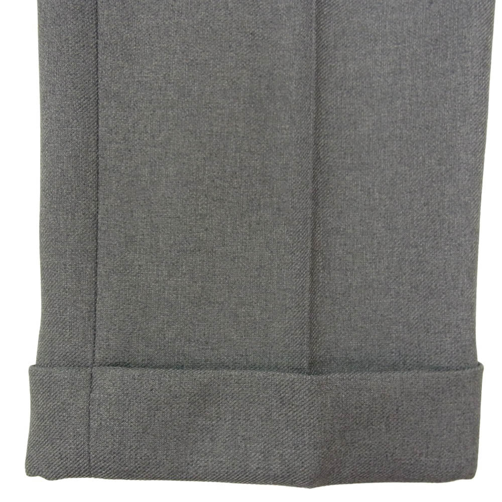 RUDE GALLERY ルードギャラリー 18AW センタープレス 裾ダブル スラックスパンツ トラウザーズ グレー系 3【中古】