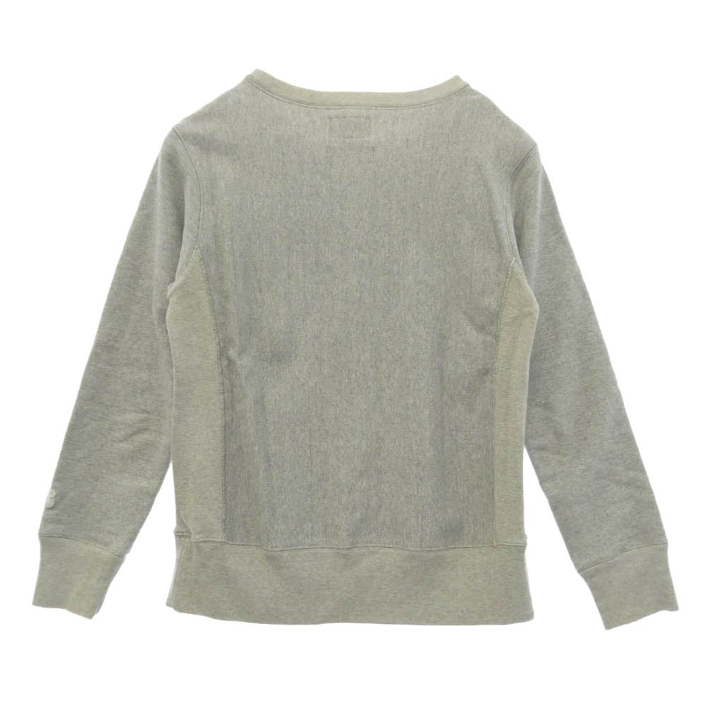 RUDE GALLERY ルードギャラリー 13AW BEATNERD COLLEGE カレッジロゴプリント クルーネック スウェット トレーナー グレー系 2【中古】