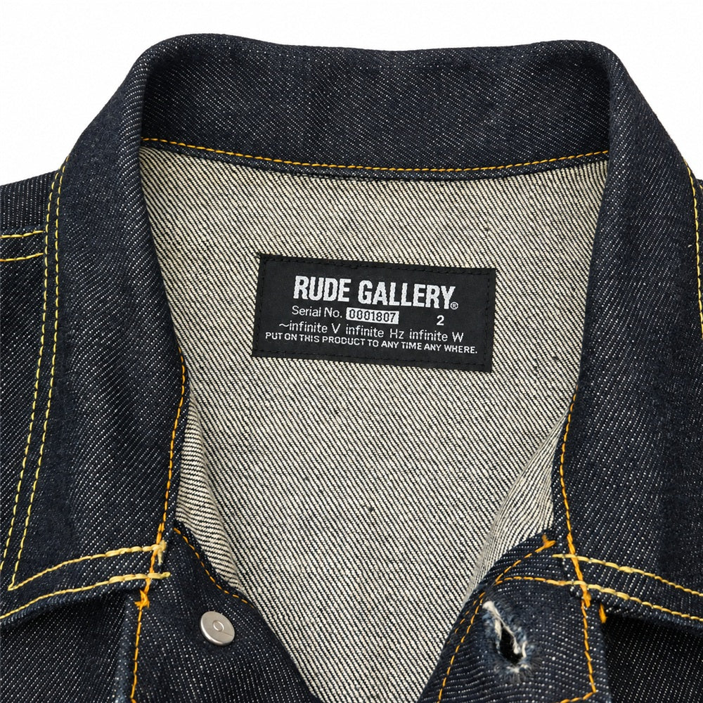 RUDE GALLERY ルードギャラリー RIGID DENIM TYPE-1 リジッド デニムジャケット Gジャン インディゴブルー系 2【中古】