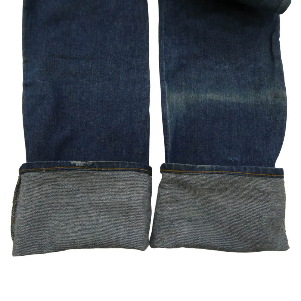 Lee リー 70s 80s 42TALON ZIP デニム パンツ インディゴブルー系 W28【中古】