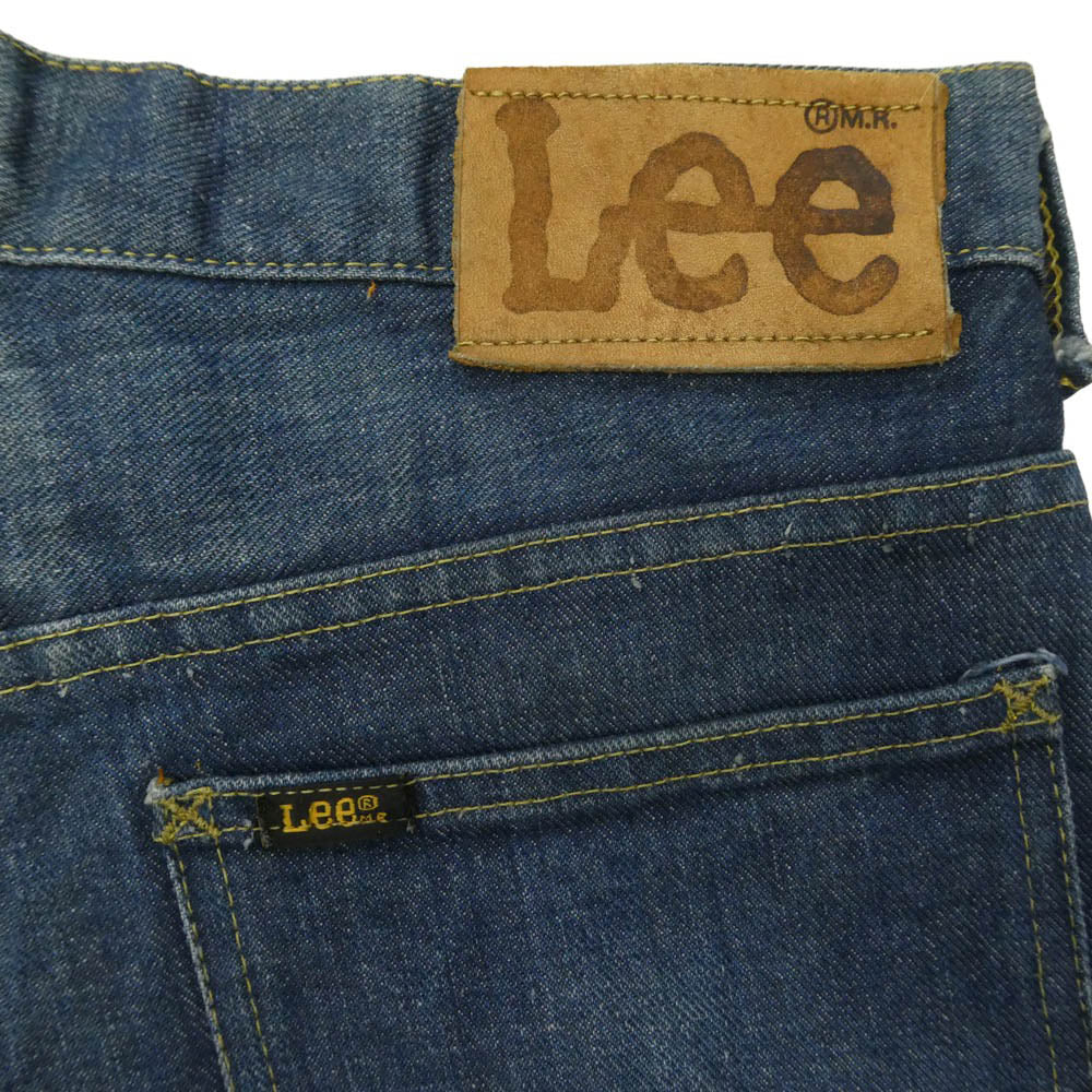 Lee リー 70s 80s 42TALON ZIP デニム パンツ インディゴブルー系 W28【中古】