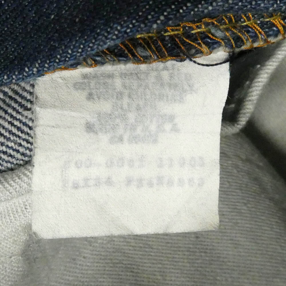 Lee リー 70s 80s 42TALON ZIP デニム パンツ インディゴブルー系 W28【中古】