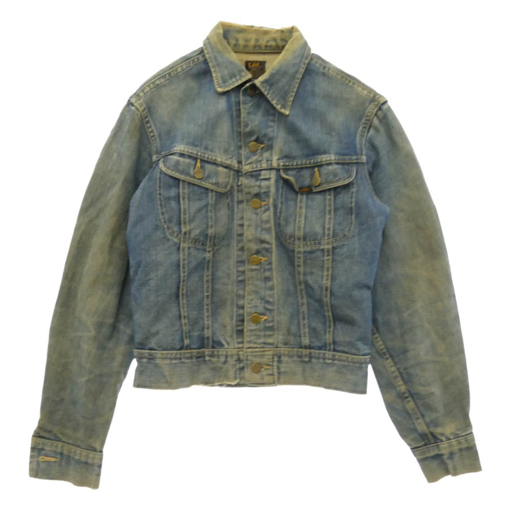 Lee リー USA製 70s ヴィンテージ デニム ジャケット インディゴブルー系 36【中古】