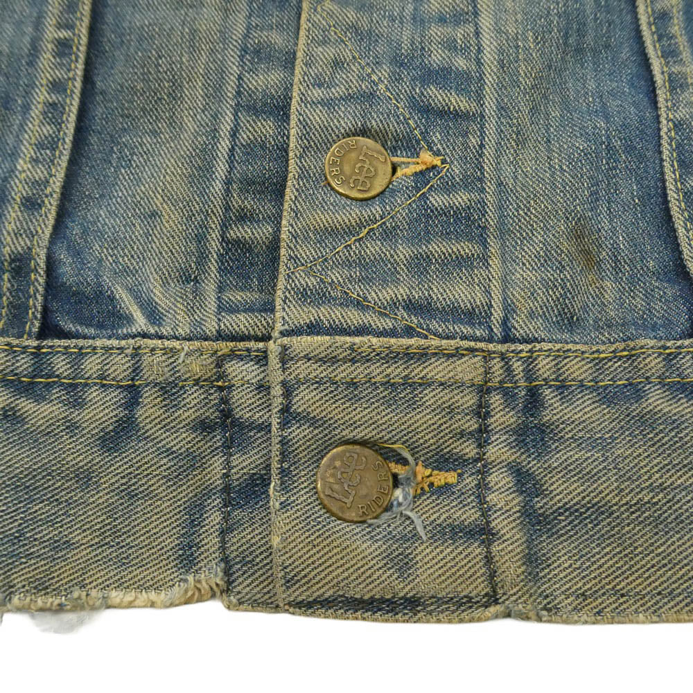 Lee リー USA製 70s ヴィンテージ デニム ジャケット インディゴブルー系 36【中古】