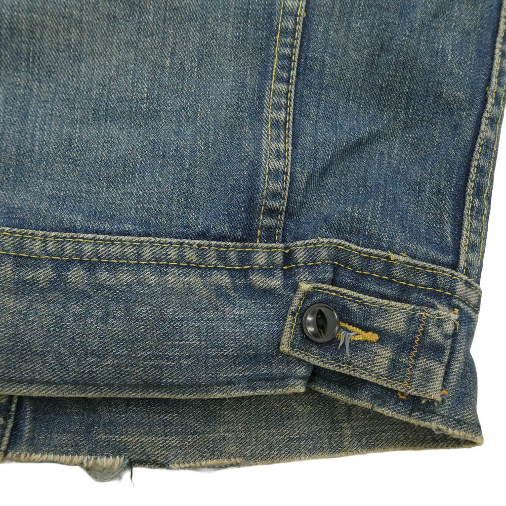 Lee リー USA製 70s ヴィンテージ デニム ジャケット インディゴブルー系 36【中古】