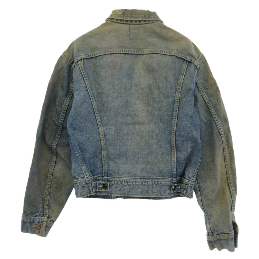 Lee リー USA製 70s 101J ヴィンテージ デニム ジャケット インディゴブルー系 42【中古】