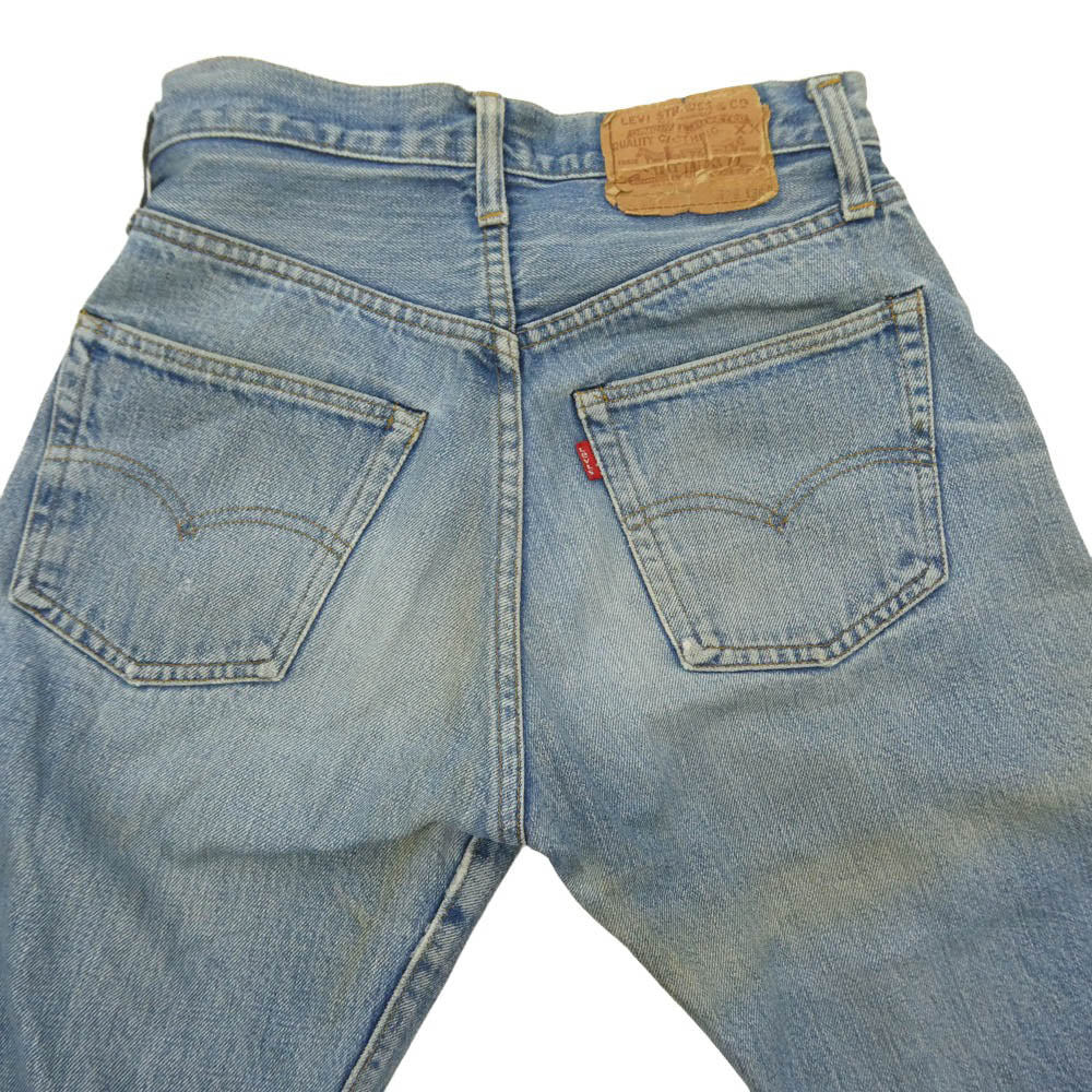 Levi's リーバイス 501 66前期 ボタン裏6 スモールe ボタンフライ デニム パンツ インディゴブルー系 W29【中古】