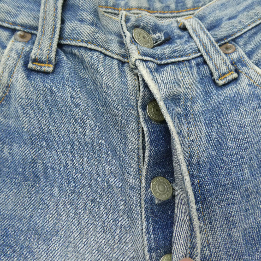 Levi's リーバイス 501 66前期 ボタン裏6 スモールe ボタンフライ デニム パンツ インディゴブルー系 W29【中古】