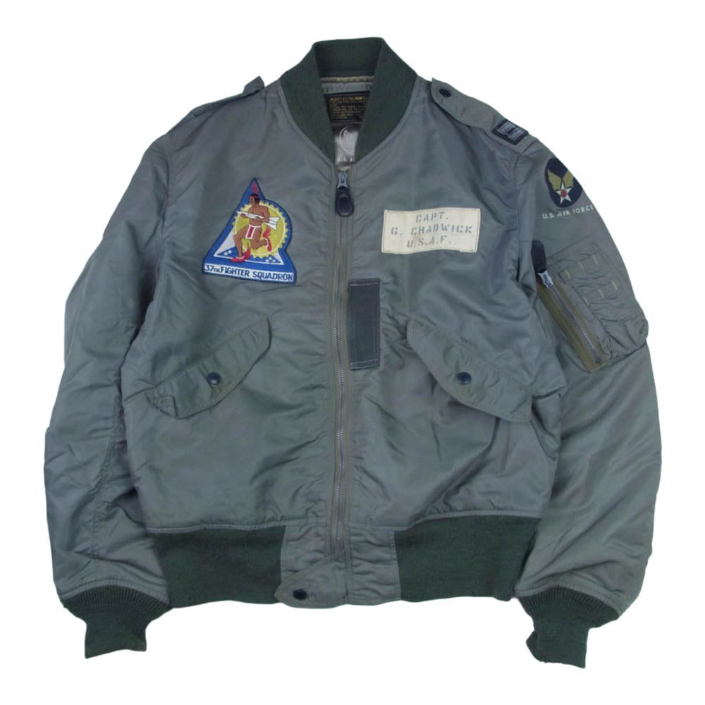 Buzz Rickson's バズリクソンズ BR11132 Type L-2B TOPS APPAREL MFG. CO., INC. フライト ジャケット カーキ系 M【中古】