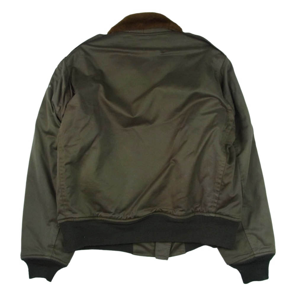 Buzz Rickson's バズリクソンズ BR11133 B-10 ROUGH WEAR CLOTHING CO. フライト ジャケット カーキ系 40【中古】