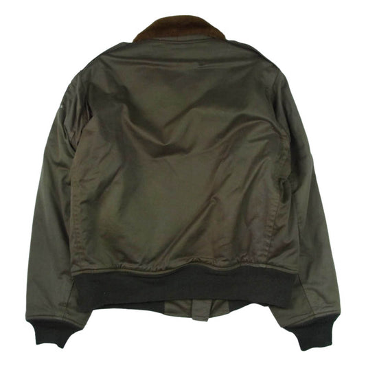 Buzz Rickson's バズリクソンズ BR11133 B-10 ROUGH WEAR CLOTHING CO. フライト ジャケット カーキ系 40【中古】