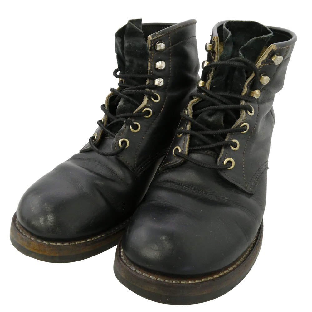LONE WOLF ロンウルフ LW00450 MECHANIC メカニック ワーク ブーツ ブラック系 8【中古】