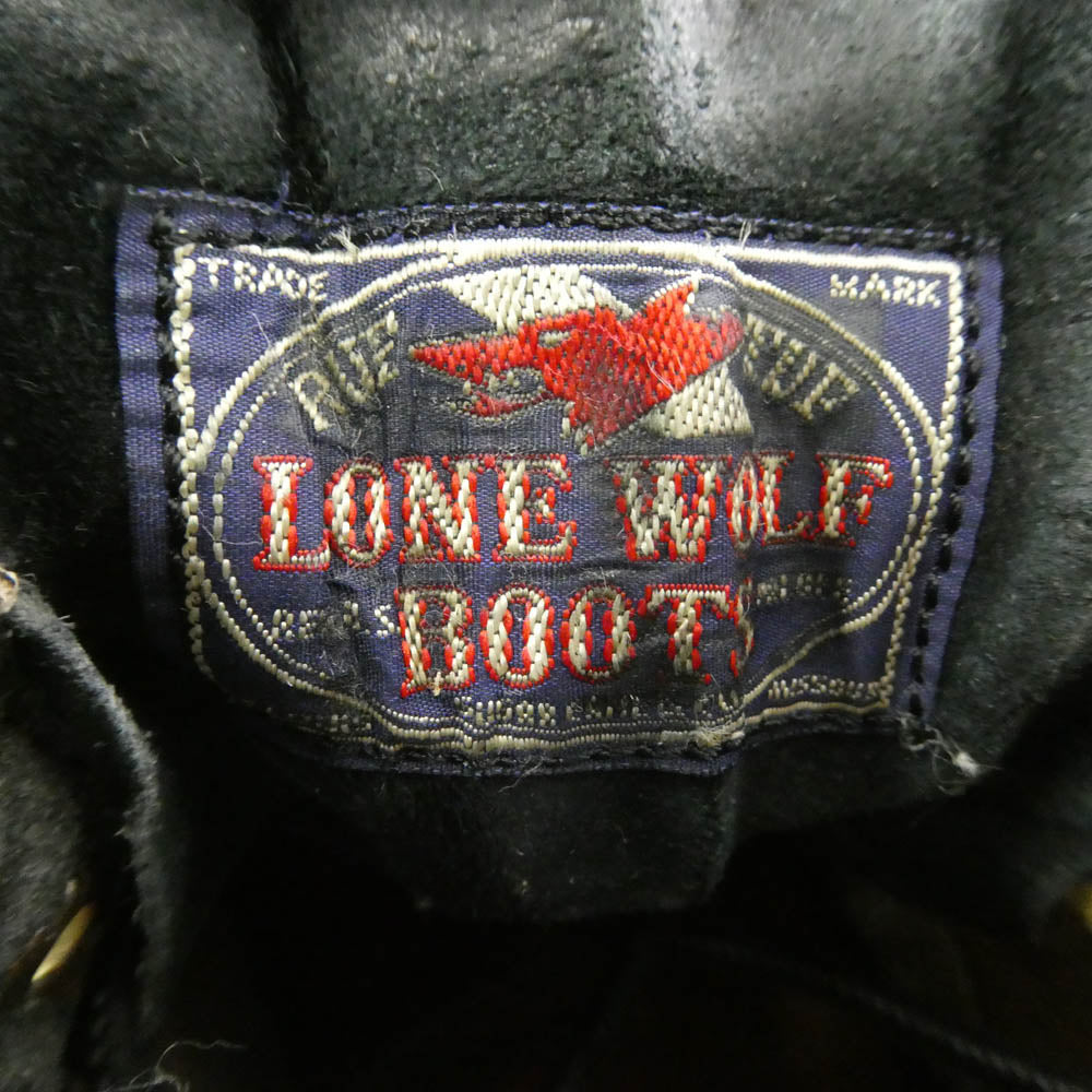 LONE WOLF ロンウルフ LW00450 MECHANIC メカニック ワーク ブーツ ブラック系 8【中古】