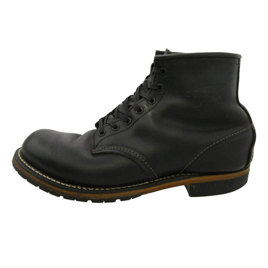 RED WING レッドウィング 1914 BECKMAN ベックマン ラウンド レザー ブーツ ブラック系 7.5D【中古】