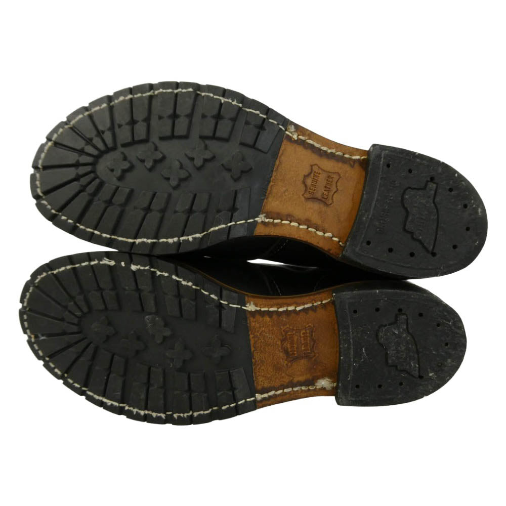 RED WING レッドウィング 1914 BECKMAN ベックマン ラウンド レザー ブーツ ブラック系 7.5D【中古】