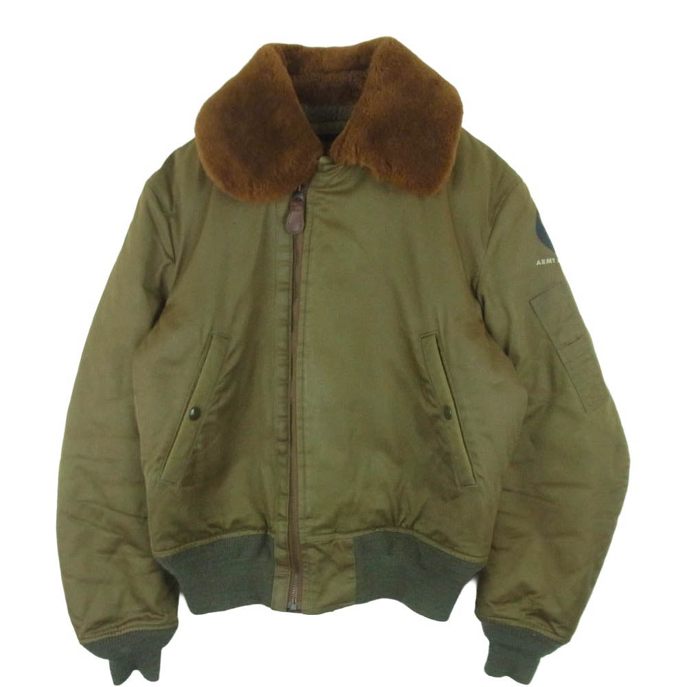 Buzz Rickson's バズリクソンズ SUGAR CANE シュガーケーン BR12815 SUGAR CANE 20th 20周年 B-15 フライト ジャケット ブルゾン グリーン系 36【中古】