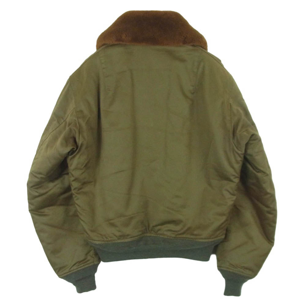 Buzz Rickson's バズリクソンズ SUGAR CANE シュガーケーン BR12815 SUGAR CANE 20th 20周年 B-15 フライト ジャケット ブルゾン グリーン系 36【中古】