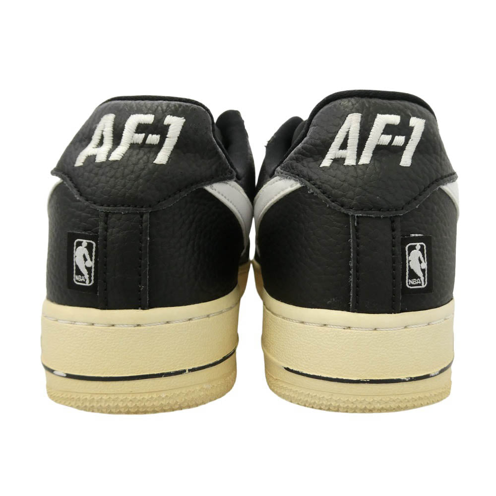 NIKE ナイキ 823511-007 Air Force 1 Low NBA LOVE FOR THE 1 エアフォース1 ローカット スニーカー ブラック系 26.5cm【中古】