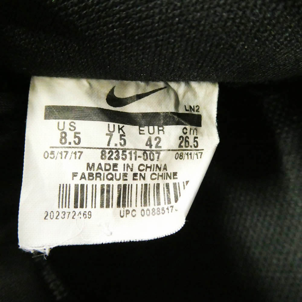 NIKE ナイキ 823511-007 Air Force 1 Low NBA LOVE FOR THE 1 エアフォース1 ローカット スニーカー ブラック系 26.5cm【中古】