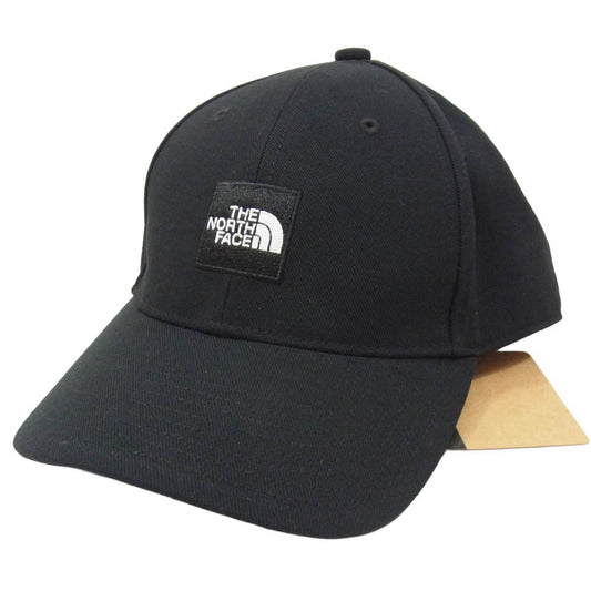 THE NORTH FACE ノースフェイス NN02334 SQUARE LOGO CAP スクエアロゴ キャップ ブラック系 F【極上美品】【中古】