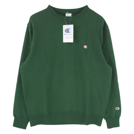 Champion チャンピオン C3-W005Z クルーネック スウェット トレーナー グリーン系 XL【極上美品】【中古】