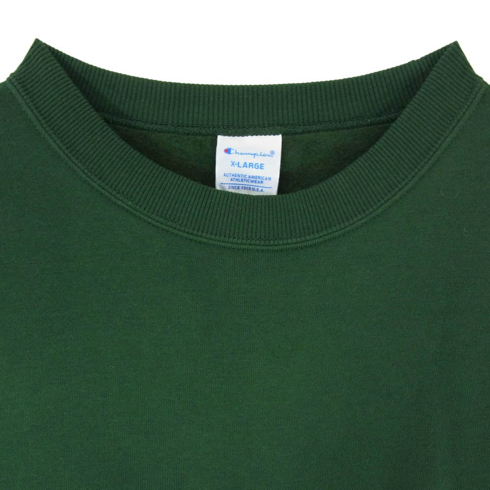 Champion チャンピオン C3-W005Z クルーネック スウェット トレーナー グリーン系 XL【極上美品】【中古】