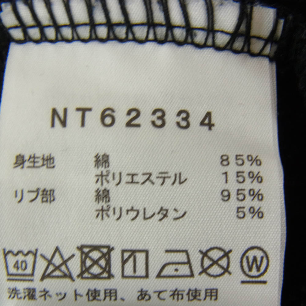 THE NORTH FACE ノースフェイス NT62334 NEVER STOP ING CREW ネバーストップアイエヌジークルー スウェット ブラック ブラック系 S【中古】