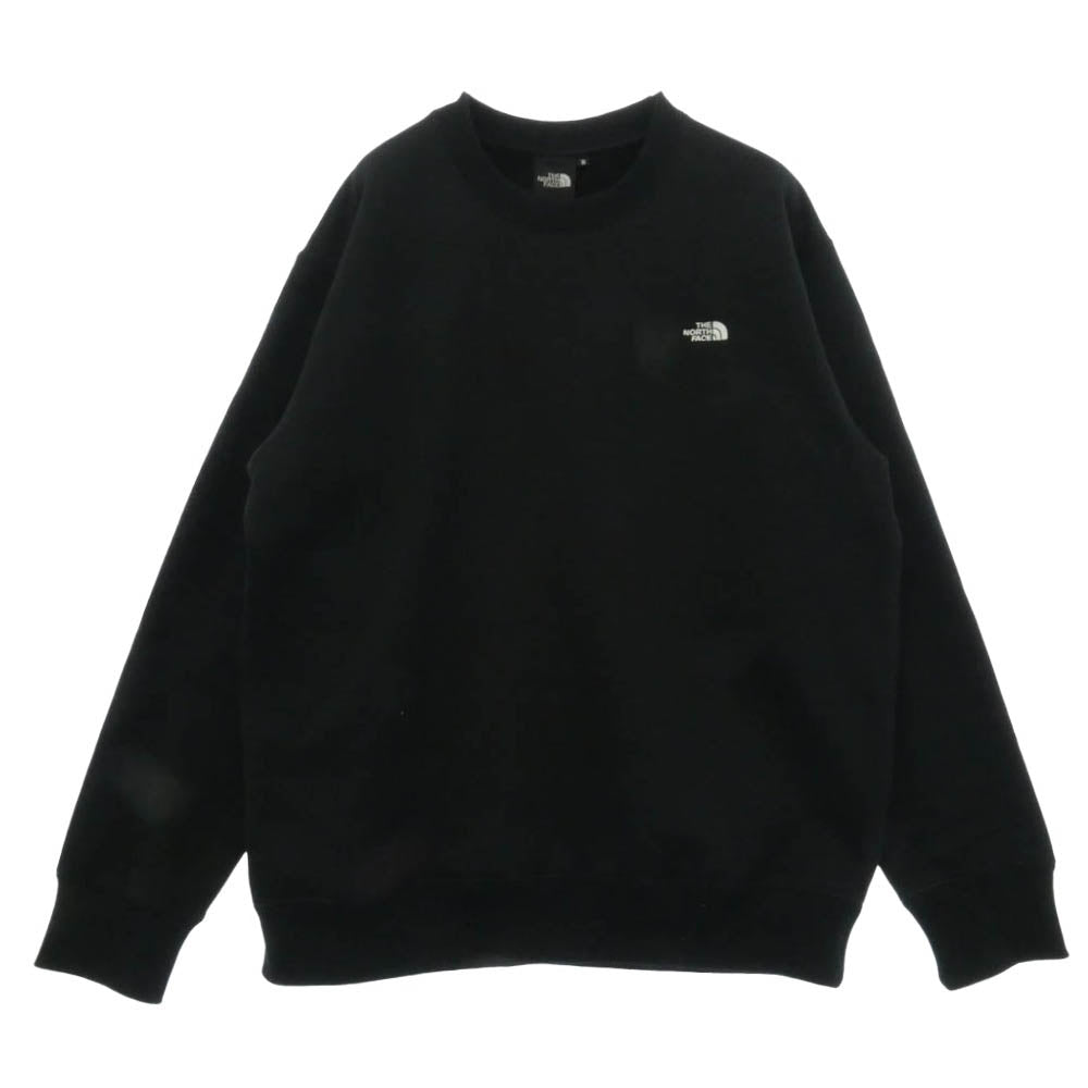 THE NORTH FACE ノースフェイス NT62337 Small Logo Heather Sweat Crew スモールロゴ ヘザー スウェット クルー ブラック系 S【極上美品】【中古】