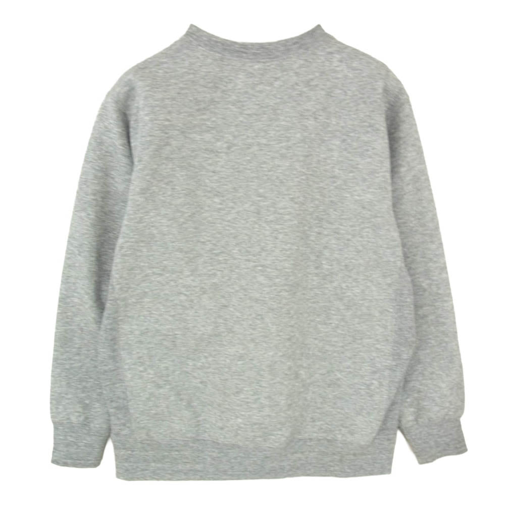 THE NORTH FACE ノースフェイス NT62231 Square Logo Crew スクエアロゴ クルーネック スウェット トレーナー グレー系 S【極上美品】【中古】