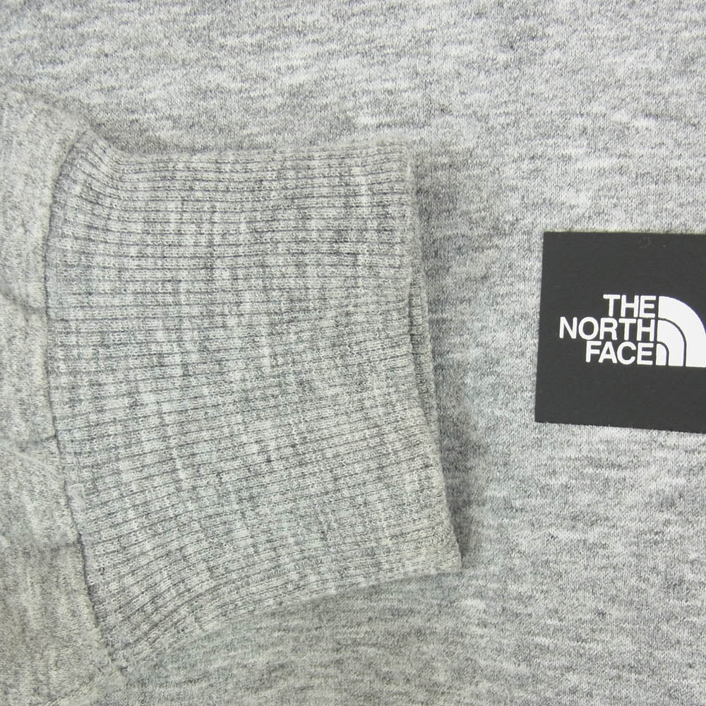 THE NORTH FACE ノースフェイス NT62231 Square Logo Crew スクエアロゴ クルーネック スウェット トレーナー グレー系 S【極上美品】【中古】