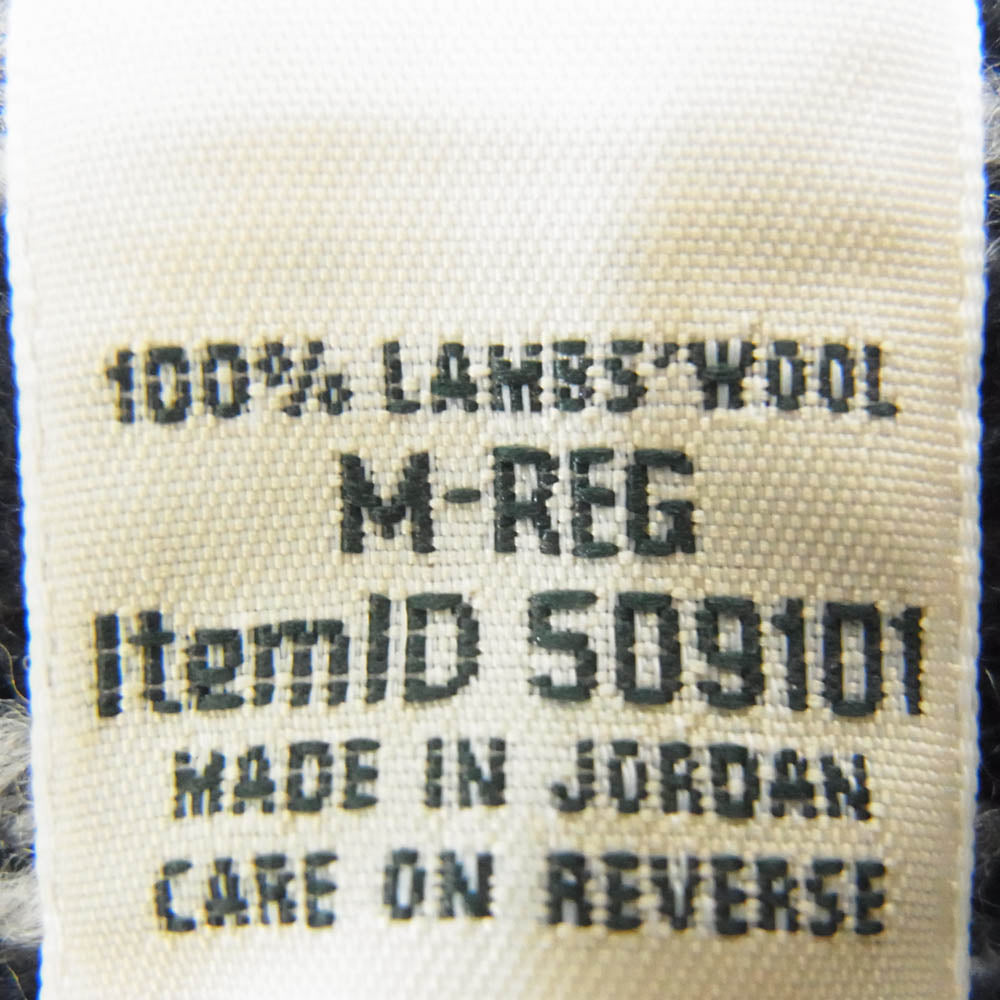 L.L.Bean エルエルビーン 509101 クラシックラグ ウール フェアアイル ヘンリー セーター グレー系 M【極上美品】【中古】