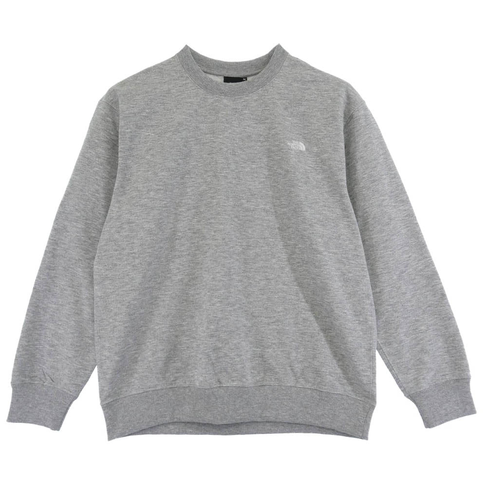 THE NORTH FACE ノースフェイス NT62532 Small Logo Heather Sweat Crew スモールロゴ ヘザースウェット クルー グレー系 ミックスグレー M【極上美品】【中古】