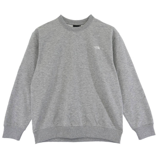 THE NORTH FACE ノースフェイス NT62532 Small Logo Heather Sweat Crew スモールロゴ ヘザースウェット クルー グレー系 ミックスグレー M【極上美品】【中古】