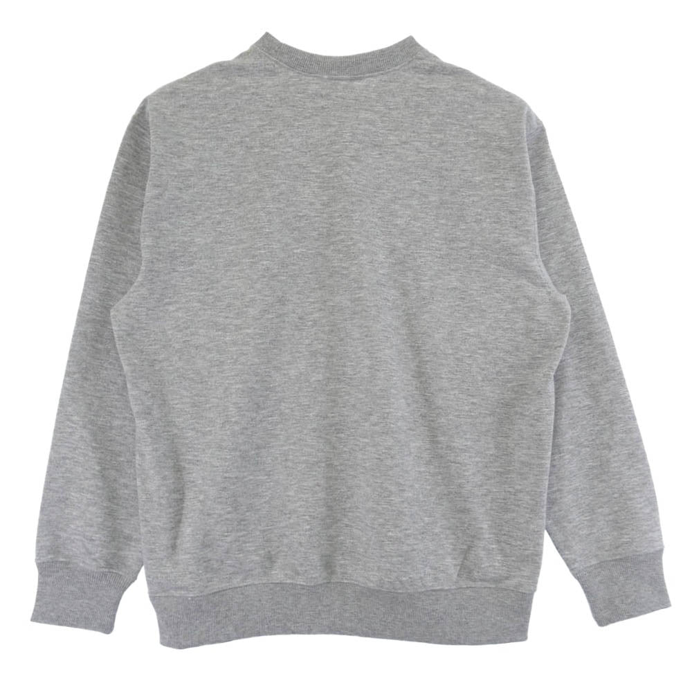 THE NORTH FACE ノースフェイス NT62532 Small Logo Heather Sweat Crew スモールロゴ ヘザースウェット クルー グレー系 ミックスグレー M【極上美品】【中古】