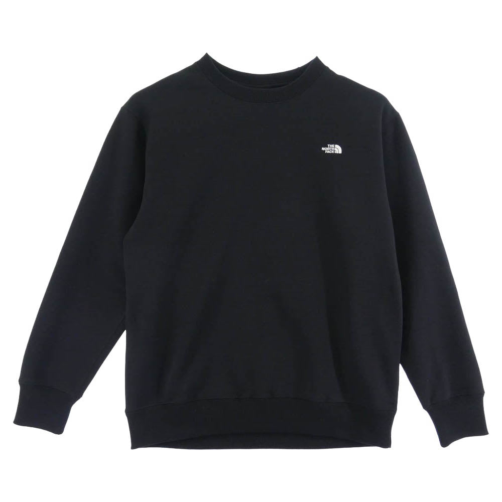 THE NORTH FACE ノースフェイス NT62337 Small Logo Heather Sweat Crew スモールロゴ ヘザースウェット クルー ブラック系 S【新古品】【未使用】【中古】