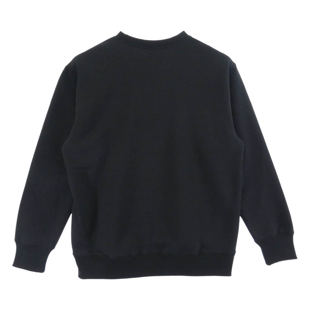THE NORTH FACE ノースフェイス NT62337 Small Logo Heather Sweat Crew スモールロゴ ヘザースウェット クルー ブラック系 S【新古品】【未使用】【中古】