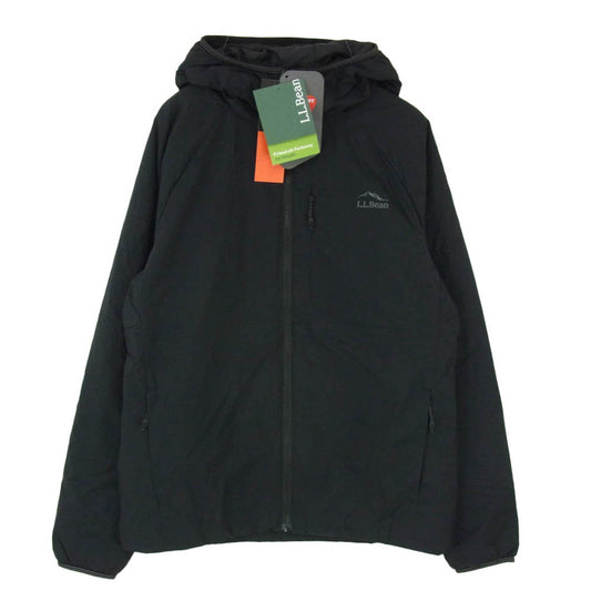 L.L.Bean エルエルビーン 525715 プリマロフト パッカウェイ エアー フーディ ジップアップ ジャケット ブラック系 M【極上美品】【中古】