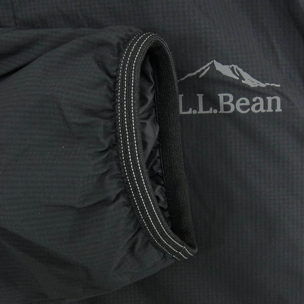 L.L.Bean エルエルビーン 525715 プリマロフト パッカウェイ エアー フーディ ジップアップ ジャケット ブラック系 M【極上美品】【中古】
