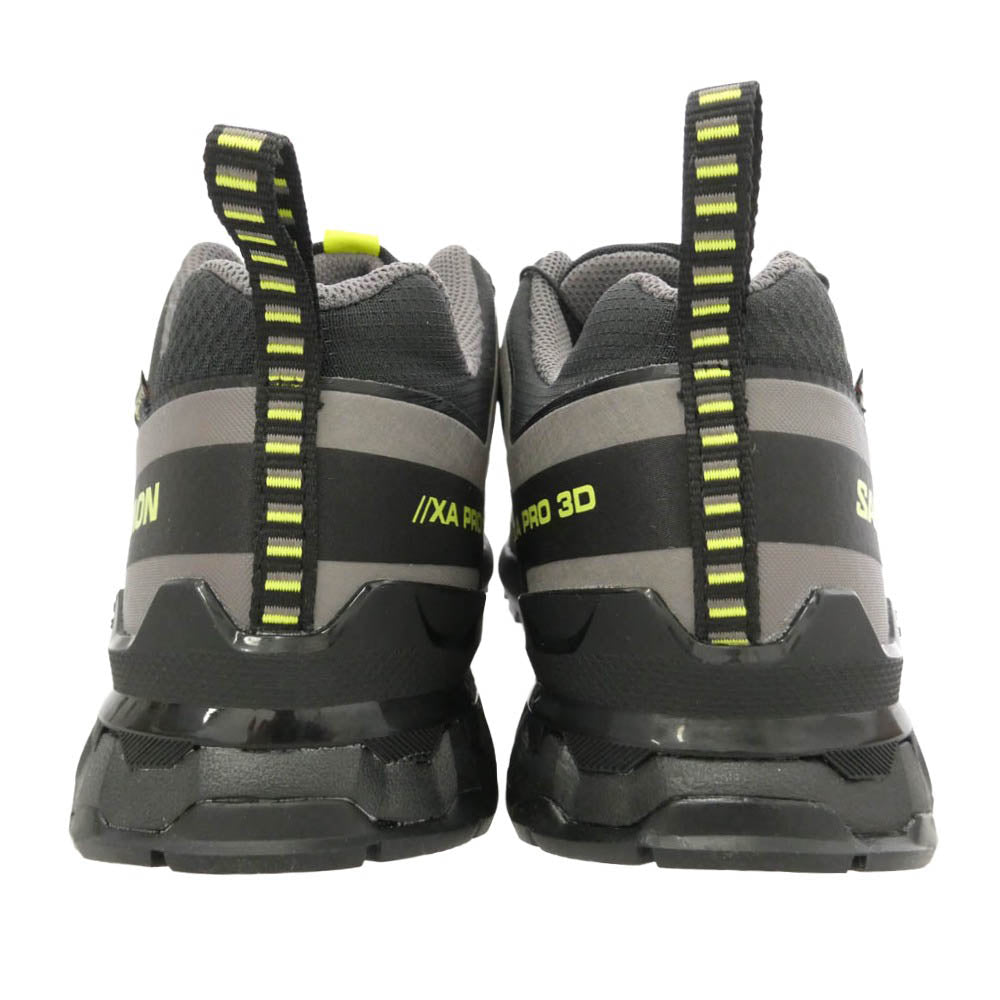 salomon サロモン 479873 XA PRO 3D V9 GTX GORE-TEX ゴアテックス トレイルランニングシューズ スニーカー ブラック系 グレー系 27cm【極上美品】【中古】