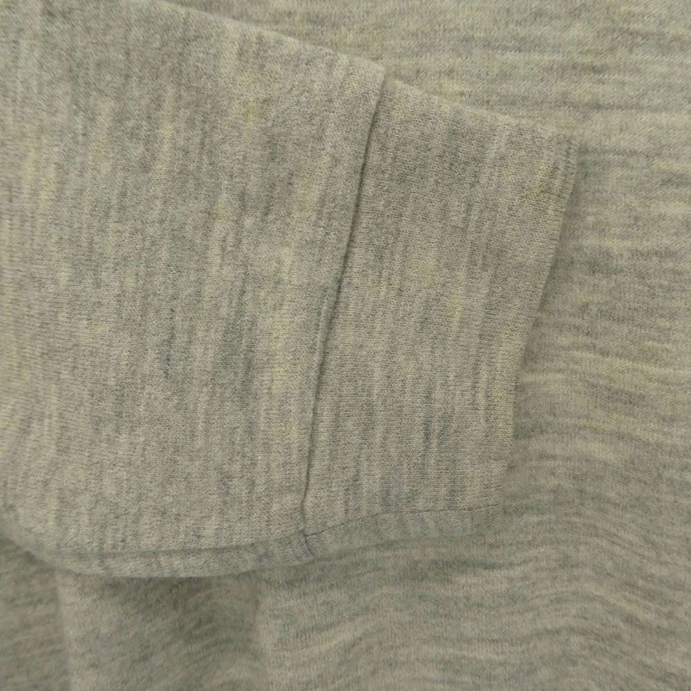 KUON クオン ショルダーキャンバスパッチ タートルネック 長袖 カットソー グレー系 L【中古】