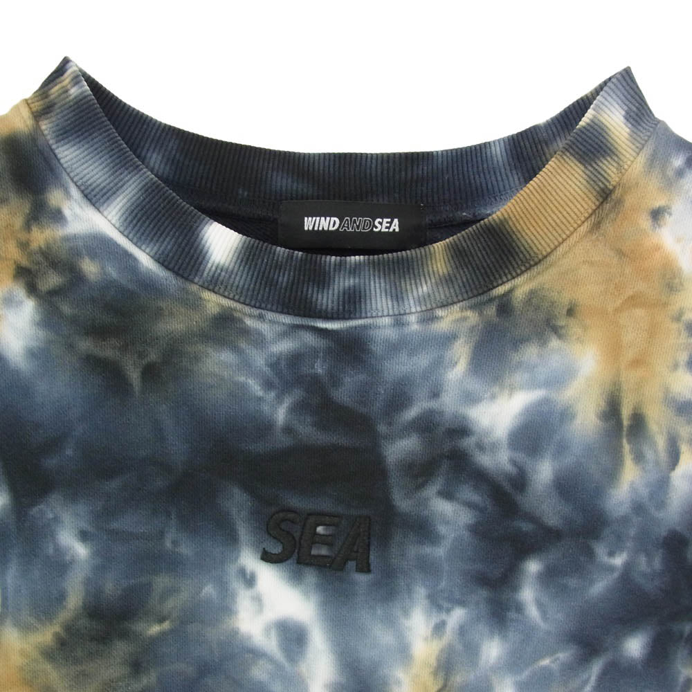 WIND AND SEA ウィンダンシー 20SS WDS-20S-TPS-02 WDS TIE-DYE SWEAT TOPS タイダイ クルーネック スウェット トレーナー マルチカラー系 L【中古】