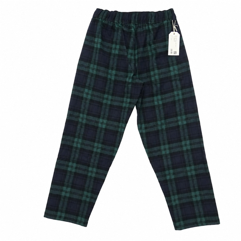 BEDWIN & THE HEARTBREAKERS ベドウィンアンドザハートブレイカーズ 25AW 25AB4745 10L PYJAMAS PANTS CAUTY チェック柄 パジャマ パンツ グリーン系 ネイビー系 2【極上美品】【中古】