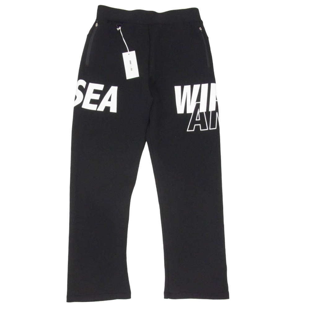 WIND AND SEA ウィンダンシー 26SS WDS-O-CLM-26-Q1-PT-07 Loose Fit Wide Pants ルーズフィット ワイド スウェットパンツ ブラック系 M【極上美品】【中古】