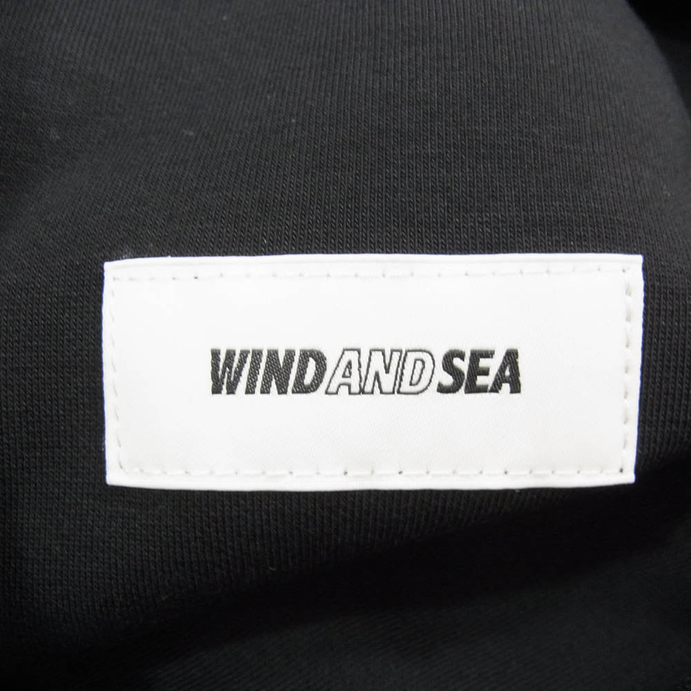 WIND AND SEA ウィンダンシー 26SS WDS-O-CLM-26-Q1-PT-07 Loose Fit Wide Pants ルーズフィット ワイド スウェットパンツ ブラック系 M【極上美品】【中古】
