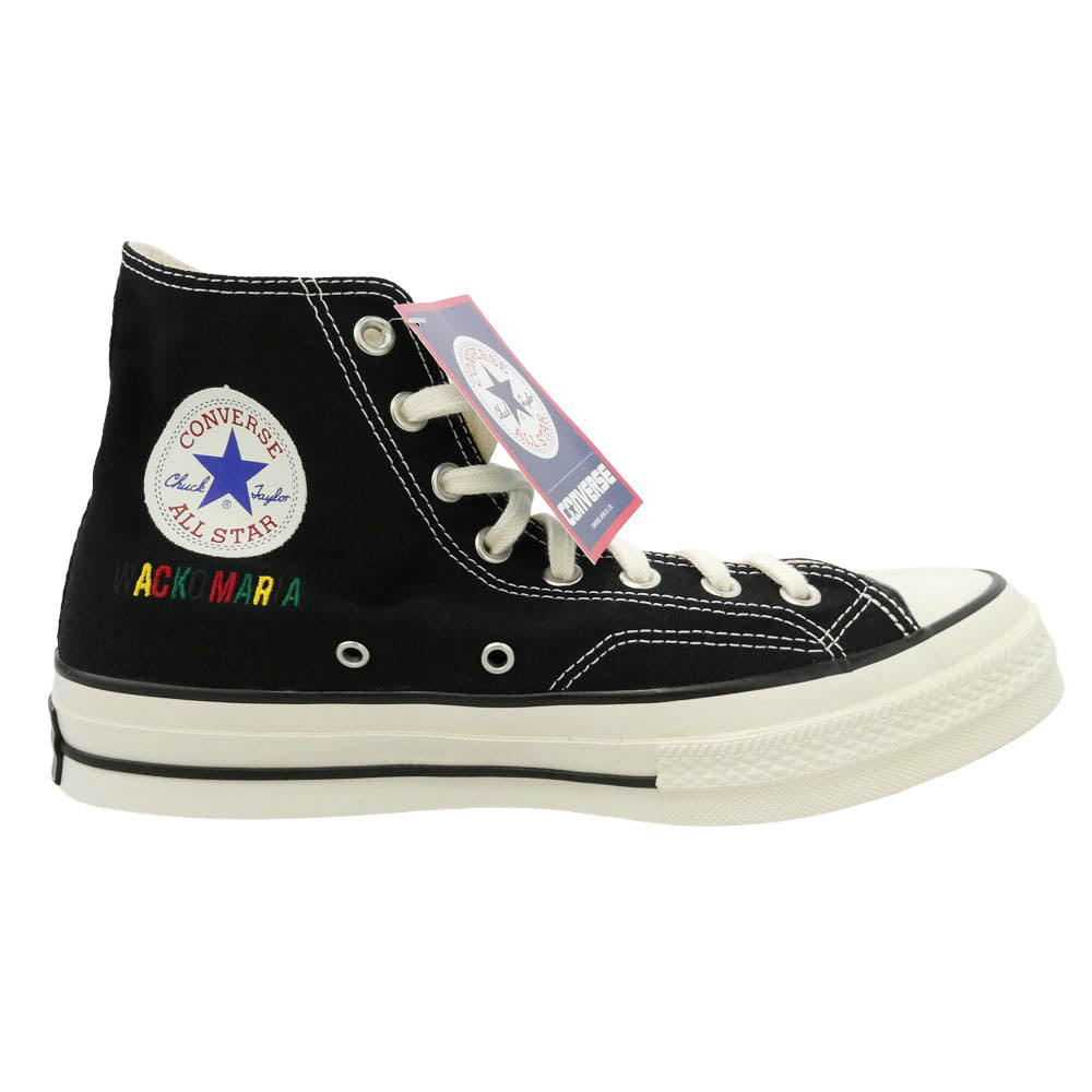 CONVERSE コンバース WAKO ワコー 1SE538 WACKO MARIA ワコマリア All Star LGCY Hi オールスター レガシー ハイカットスニーカー ブラック系 オフホワイト系 27cm【極上美品】【中古】
