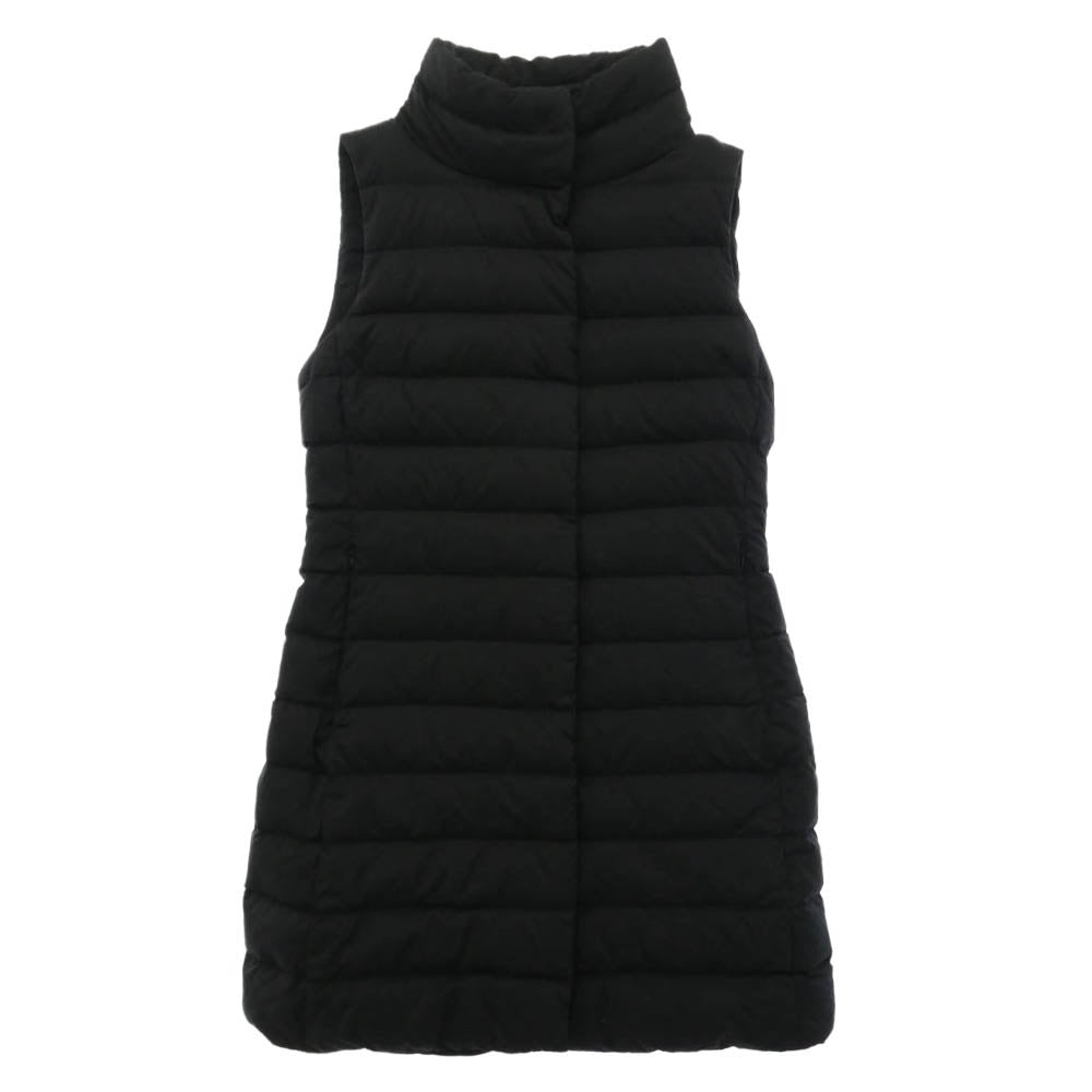 Herno ヘルノ PI0565D-19288-9300 ハイネック ロング ダウンベスト ブラック系 42【中古】