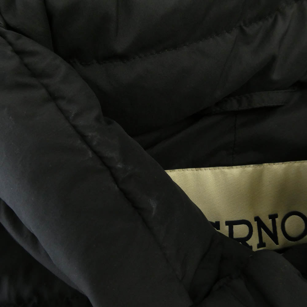 Herno ヘルノ PI0565D-19288-9300 ハイネック ロング ダウンベスト ブラック系 42【中古】