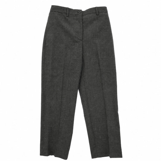 PRADA プラダ P270JG S000 2025年モデル イタリア製 ヴァージンウール センタープレス スラックスパンツ グレー系 38【中古】